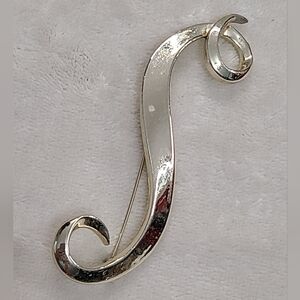 Vintage Schrager Silver Tone Brooch
